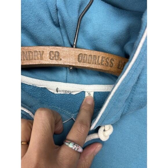 Cotopaxi Hoodie Womens Small S Blue Do Good Pullover Sweatshirt Outdoors Hiking - Picture 4 of 9